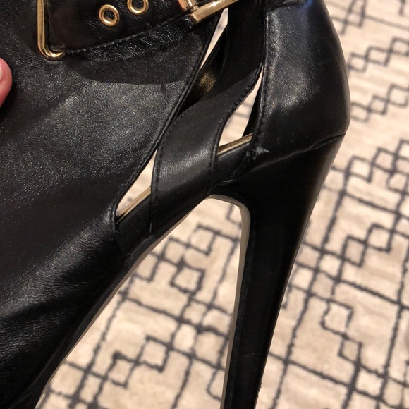 Platform open toe booties - Picture 5 of 8